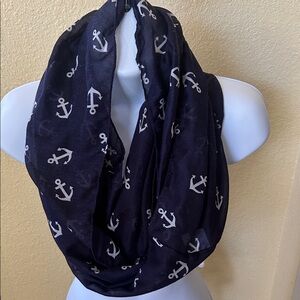 Nautical Anchor Print Scarf